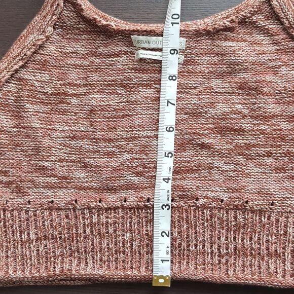 Urban Outfitters marled sweater vest tank cropped size l - Picture 7 of 8